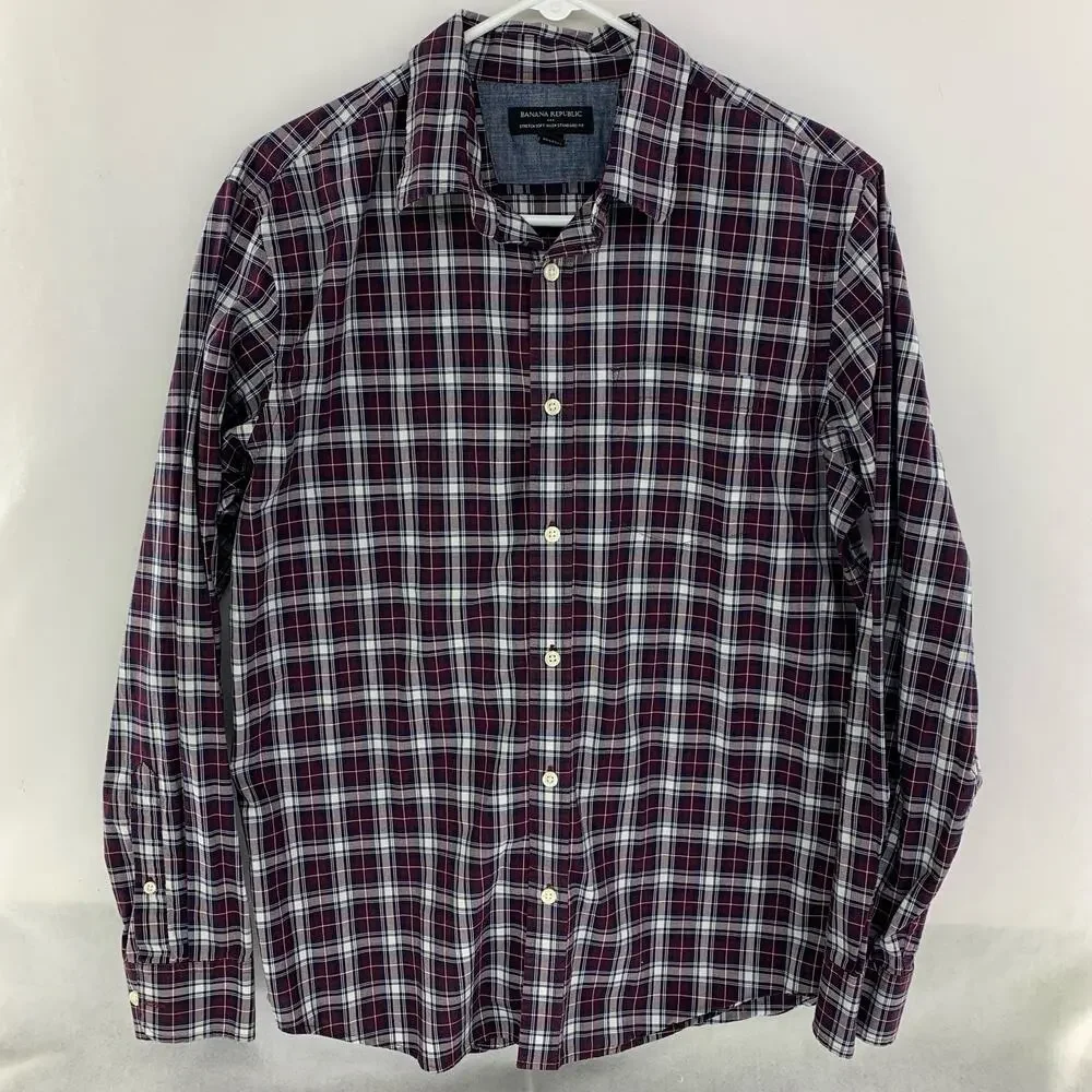 Banana Republic Long Sleeve Button Down Casual Shirt Size M